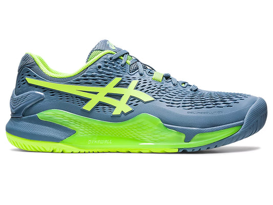 Asics Gel Resolution 9 Wide Men's (grey/green)