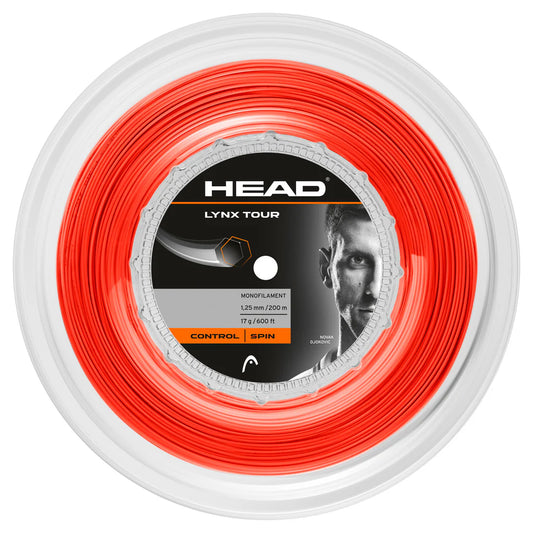 Head Lynx Tour 17g/1.25mm - String Reel - (Orange)