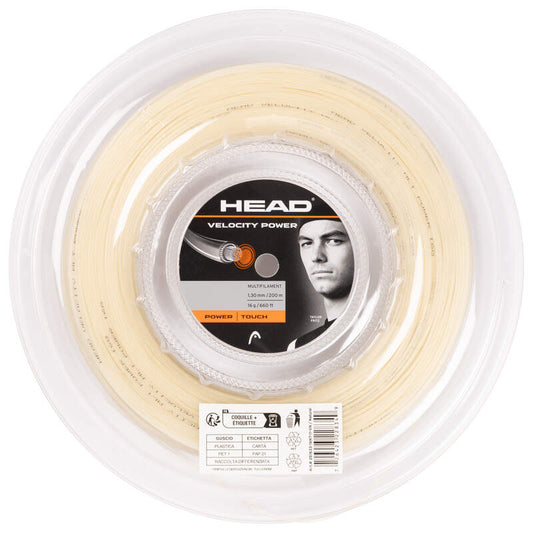 Head Velocity Power 16g/1.30mm - String Reel - (Natural)