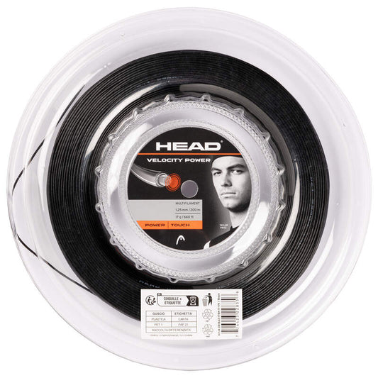 Head Velocity Power 17g/1.25mm - String Reel - (Black)