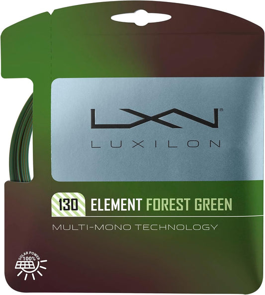 Luxilon Element Forest Green 16L/1.30mm - String Set - (Green)