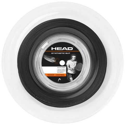 Head Synthetic Gut PPS 16g/1.30mm - String Reel - (Black)