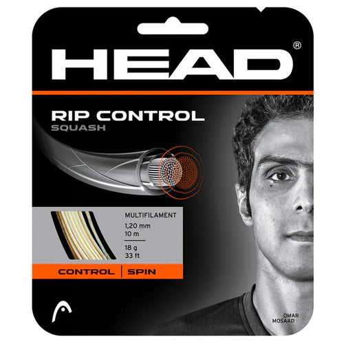 Head Rip Control Squash 18g/1.20mm - String Set - (White)
