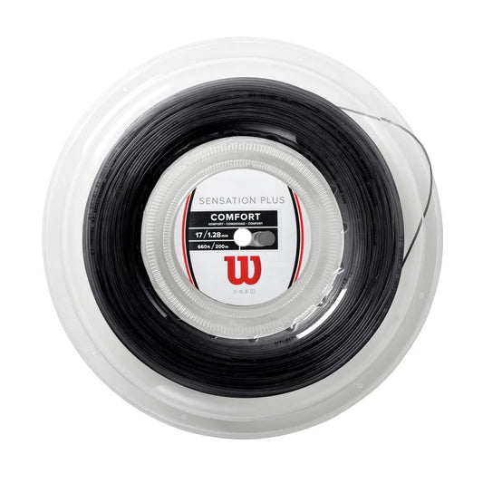 Wilson Sensation Plus 16g/1.30mm - String Reel - (Black)