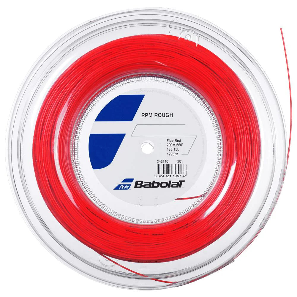 Babolat RPM Rough 16g/1.30mm - String Reel - (Fluo Red)