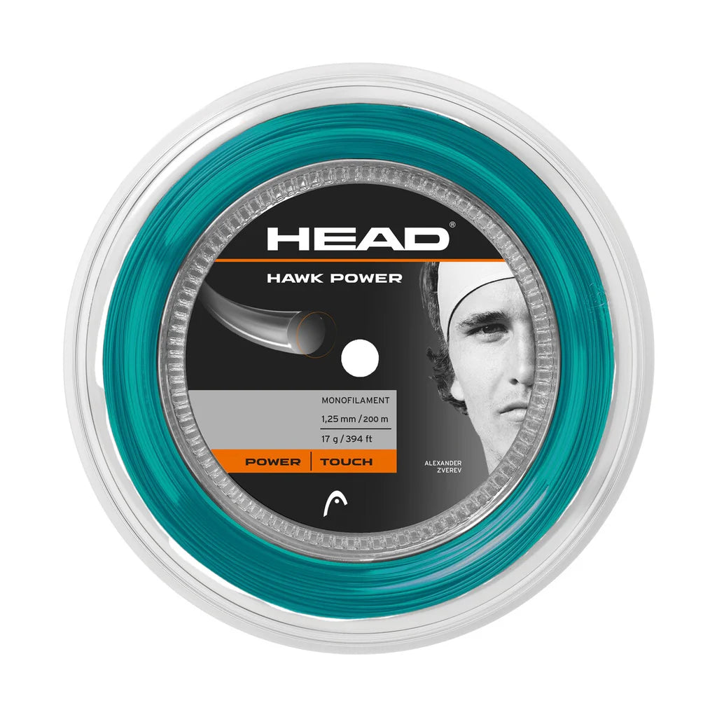 Head Hawk Power 16g/1.30mm - String Reel - (Petrol)