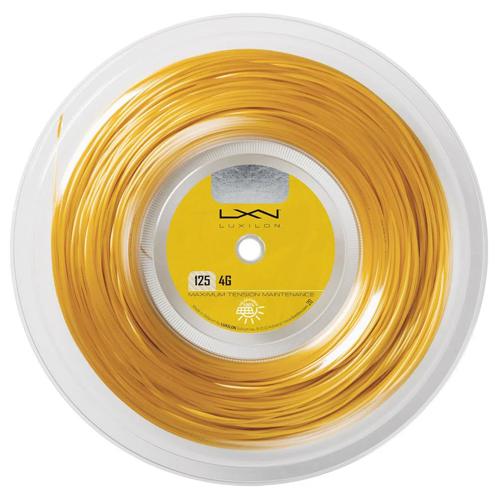 Luxilon 4G 16L/1.25mm - String Reel - (Gold)